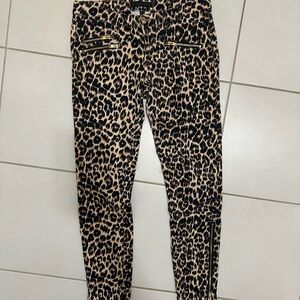 Juicy Couture Leopard Print Skinny Jeans